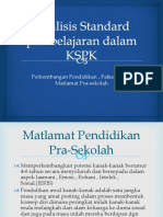 Analisis Standard Pelajaran DLM KSPK Presantation