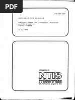 Antennas For Avionics (Advisory Group For Aerospace Research and Development)