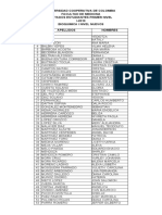 Segundo Corte Bioestructuras 1-2010