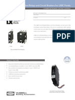 LXBR Circuit Breaker/Relays and Circuit Breakers For LXBC Panels