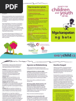 Tagalog Child Rights Brochure