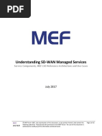 Understanding SD-WAN Managed Services MEF