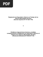 Reglamento de Seguridad y Salud en El Trabajo de Los Obreros Municipales Del Perú