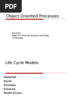 Object Oriented Processes: R.K.Joshi Dept of Computer Science and Engg. IIT Bombay