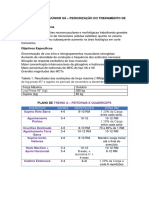 Plano de Treino JR - Periodização