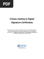 Digital Signature Crimes