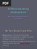 Differentiating Instruction