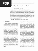 Stabilization of Expansive Soil by Lime and Fly Ash : (Received: Jan. 28,2002) Abstract