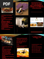 Brochure Restaurant Comarca