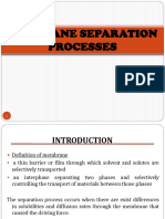 Membrane Processes