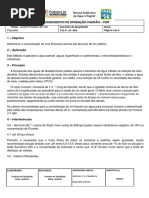 POP Fluoreto CFQ 004 (Determinar A Concentração de Íons Fluoretos Através Das Técnicas de Íon Seletivo)