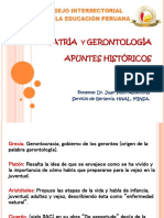 Historia Geriatria Gerontologia