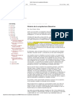 Arkhe Historia de La Arquitectura Educativa PDF