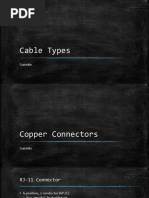 Cable Types