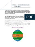 Zonas Climaticas y Clases de Clima en El Mundo