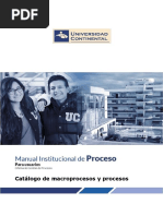 Catalogo de Procesos