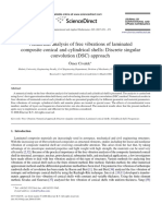 Numerical Analysis of Free Vibrations of Laminated Composite Conical and Cylindrical Shells: Discrete Singular Convolution (DSC) Approach