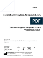 Manual de Instrucciones K6922 Helicobacter Pilory Ag