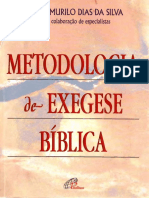 Metodologia de Exegese BÃ Blica (CÃ¡ssio Murilo Dias Da Silva) PDF