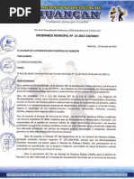 Ordenanza Municipal Nro. 014-2015.CM-MDH - Plan de Manejo de Residuos Solidos - Huancan 2014