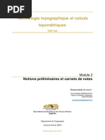 TOP323 - Mod - 2 - Notions Préliminaires Et Carnets de Notes - Bon