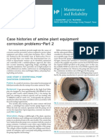 Case Histories of Amine Plant Equipment Corrosion Problems - Part 2