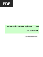 Promoção Da Educação Inclusiva em Portugal