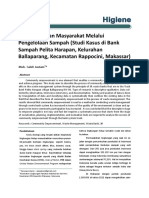 Pemberdayaan Masyarakat Melalui Pengelolaan Sampah (Studi Kasus Di Bank Sampah Pelita Harapan, Kelurahan Ballaparang, Kecamatan Rappocini, Makassar)