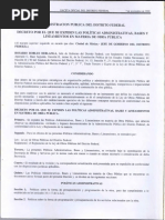 Gaceta Del DF Politicas Administrativas, Bases y Lineamientos de Obra Publica 232 PDF