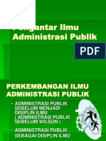 Perkembangan Administrasi Publik