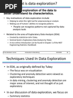 A Preliminary Exploration of The Data To Better Understand Its Characteristics