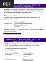 Clasificacion de Un Producto