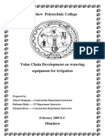 Value Chain For Watering Equipment