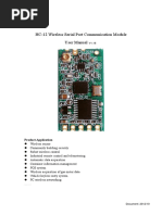 HC-12 Wireless Serial Port Communication Module User Manual: Product Application