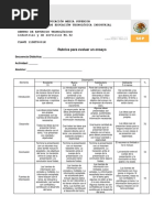 Rubrica para Evaluar Un Ensayo PDF