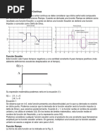 Derivada e Integral de Función Pulso, y Escalera