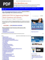 (Eee) Electrical Engineering Multiple Choice Questions & Answers