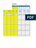 Portfolio Monitoring Template