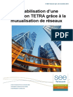 Livre Blanc Rentabilisation D Une Installation TETRA Grace À La Mutualisation de Reseaux SEE Telecom