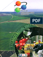 Projeto Polos de Desenvolvimento Integrado Do Banco Do Nordeste - Balanço Social 1998-2001