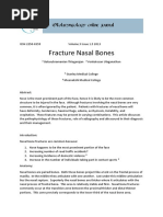 Fracture Nasal Bones PDF