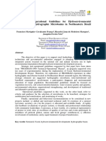 Strategic and Operational Guidelines For Hydroenvironmental Development in Hydrographic Microbasins in Northeastern Brazil Semiar