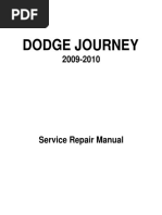 Dodge Journey Service Manual 2009-2010