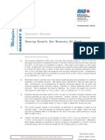 Economic Outlook: Slowing Growth, But Recovery On Track - 08/09/2010