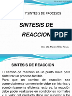 Sintesis de Reaccion