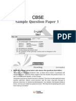 Sample Paper - English