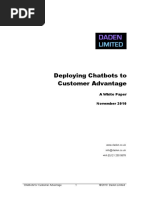 Chatbots For Customer Advantage 2010 PDF