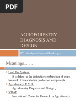 Agroforestry Diagnosis and Design