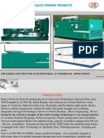 Acoustic Insulation DG Generator Canopy HSD Tank