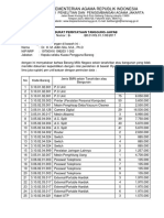 Surat Pernyataan Tanggung Jawab Bermaterai